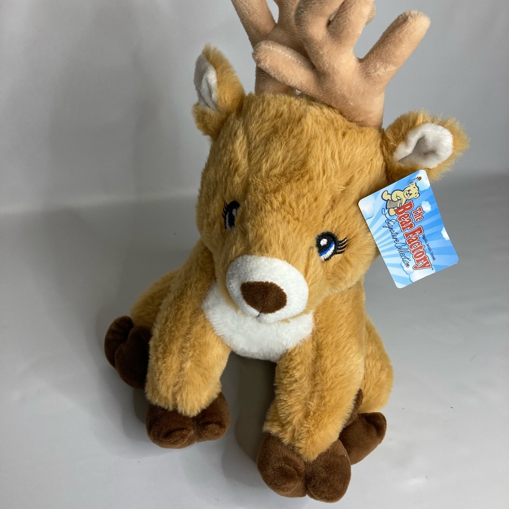 The bear factory signature collection reindeer plush 12”